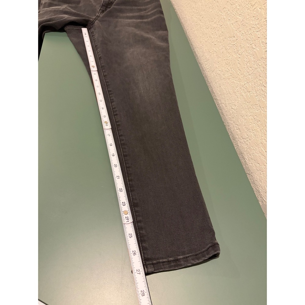 Lauren Ralph Lauren Womens Black High Rise Skinny Jeans Size 14 Faded Denim - Picture 8 of 10